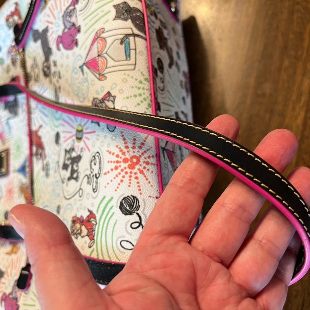 Dooney & Bourke Disney Cats Cartoon Print Tote - Picture 6 of 7
